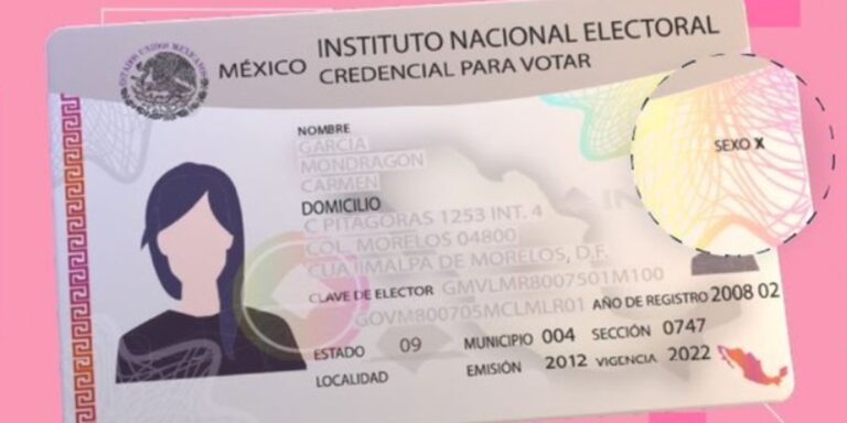 ¿Cómo tramitar tu INE si te consideras no binario?