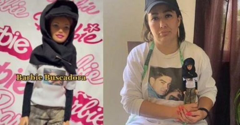 Colectivo crea Barbie Buscadora de personas desaparecidas