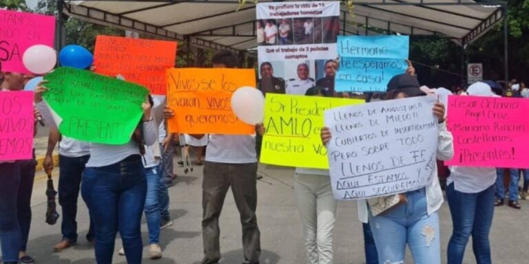 Trabajadores de la Secretaría de Seguridad son liberados