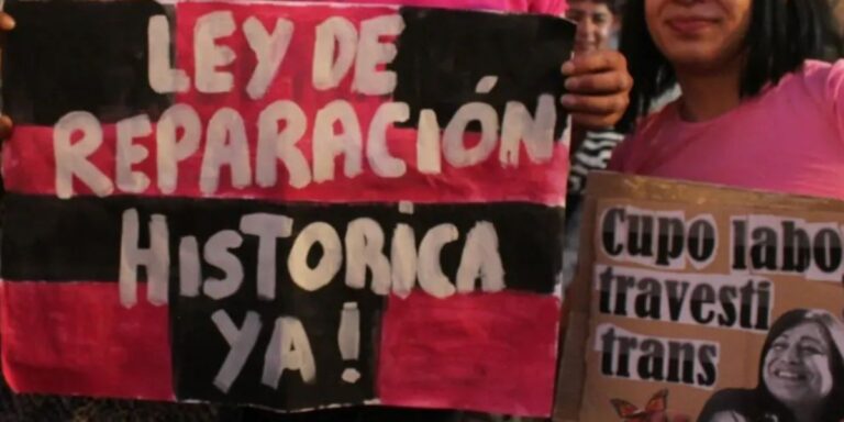 Ley de reparación histórica para travestis y trans en Argentina