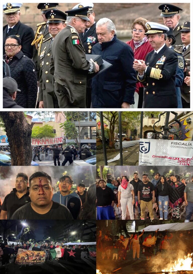 Gobierno capitalino intentan desalojar a la comunidad otomí