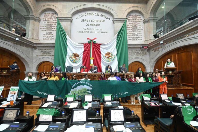 Despenaliza Edomex aborto hasta las 12 semanas de gestación