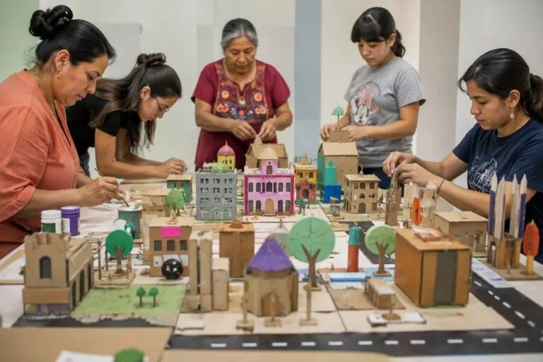 Mujeres en Guadalajara crean arte urbano sobre seguridad, cuidados y derechos dentro de la ciudad mexicana