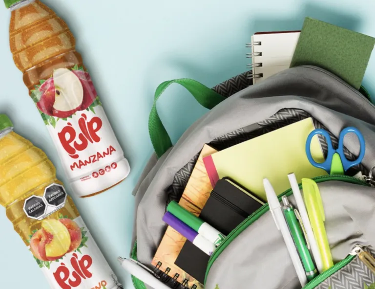Pulp se presenta como una opción práctica para acompañar la hidratación en el regreso a clases.
