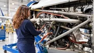 Mujeres en aeronáutica ocupan puestos técnicos y directivos en Querétaro, aunque todavía enfrentan brechas salariales y educativas.