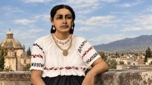 Mujeres insurgentes mexicanas participan en una reunión estratégica y preparan mensajes durante la lucha por la Independencia.