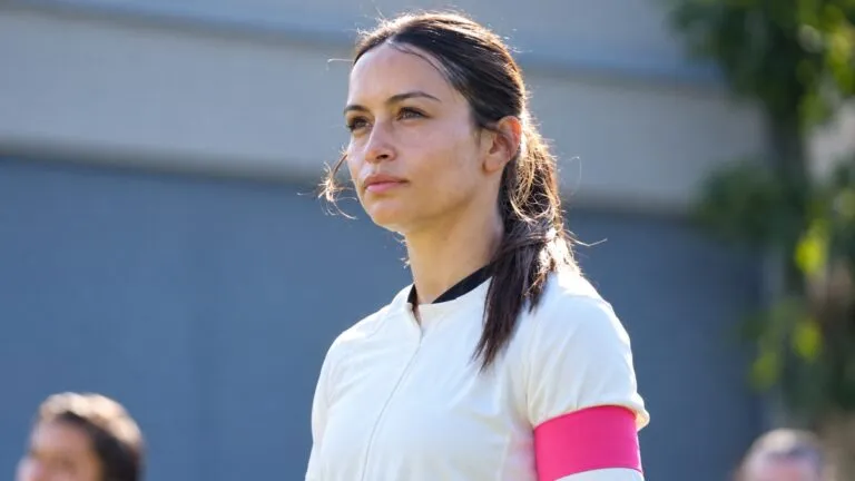 Scarlett Camberos celebra con el América durante la temporada que impulsó su nominación al Balón de Oro Femenil.
