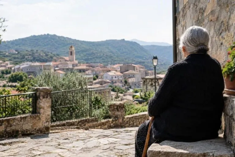 Mujeres longevas en Italia, habitantes de Bolotana, un pueblo de Cerdeña donde se estudia la esperanza de vida femenina.